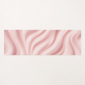 Tapis De Yoga Conception Abstraite Crème Rose (Devant (Horizontal))