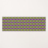 Tapis De Yoga Conception Abstraite de baies pourpres (Devant (Horizontal))