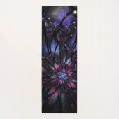 Tapis De Yoga Conception Abstraite des fleurs fractales. (Dos)