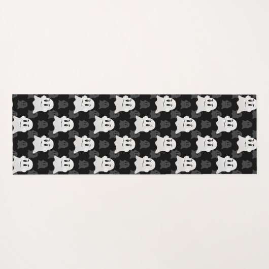 Tapis De Yoga Conception de blob Ghost (Dos (Horizontal))