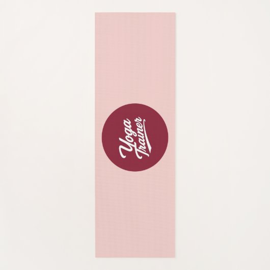 Tapis De Yoga Conception de cadeau de typographie de script de f (Devant)