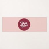 Tapis De Yoga Conception de cadeau de typographie de script de f (Devant (Horizontal))