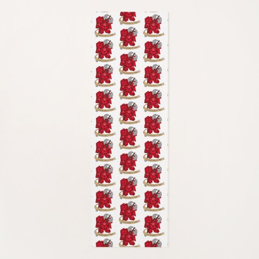 Tapis De Yoga Conception de dés barbares (Devant)