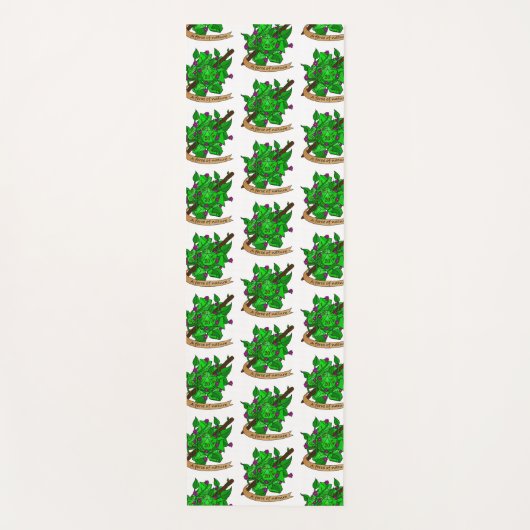 Tapis De Yoga Conception de dés Druid (Devant)