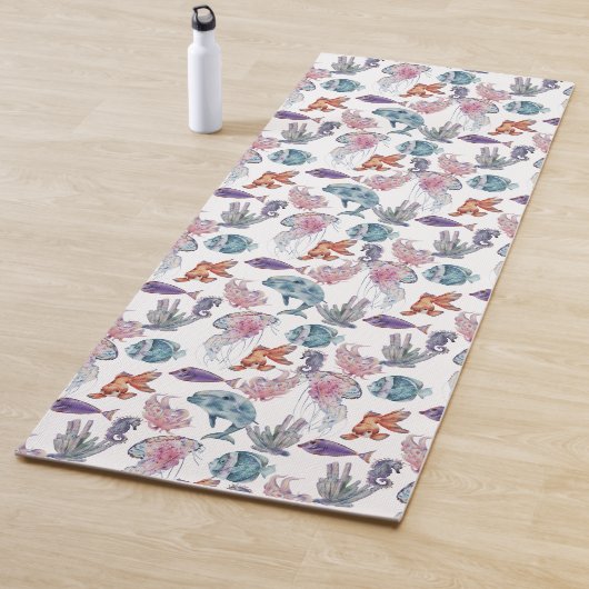 Tapis De Yoga Conception de la série de composition de l'eau sou (En situation)