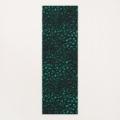 Tapis De Yoga Conception de la série léopard sarcelle et or 4 (Dos)