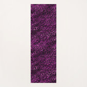 Tapis De Yoga Conception de la série Leopard violet et or 3 (Devant)