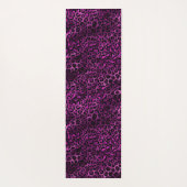 Tapis De Yoga Conception de la série Leopard violet et or 3 (Dos)
