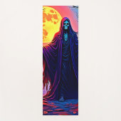 Tapis De Yoga Conception de l'appel de éffrayant Moon Death (Devant)