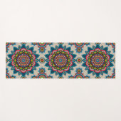 Tapis De Yoga Conception de mandala (Devant (Horizontal))