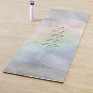 Tapis De Yoga Conception de mandala de fleur de principes de