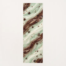 Conception de marbre Milkshake Menthe Chocolat