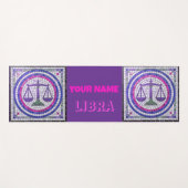 Tapis De Yoga conception de mosaïque Libra (Devant (Horizontal))