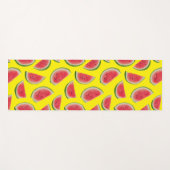 Tapis De Yoga Conception de motif de tranche de pastèque réalist (Devant (Horizontal))
