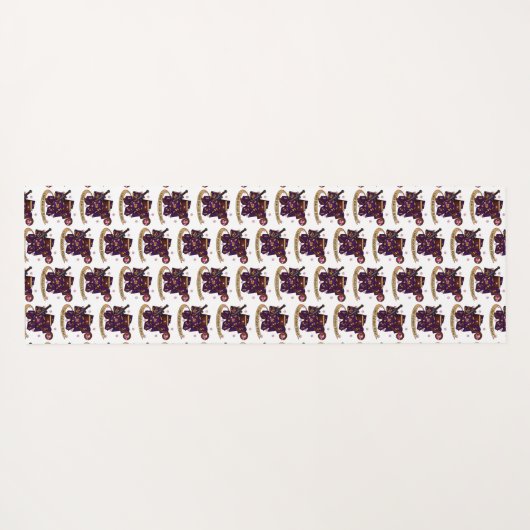 Tapis De Yoga Conception des dés de déverrouillage (Dos (Horizontal))