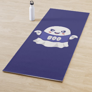Tapis De Yoga Conception d'illustration de fantôme effrayant drô