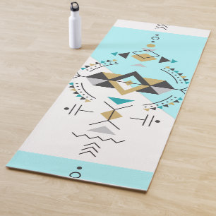 Tapis De Yoga Conception géométrique des tribus