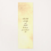 Tapis De Yoga Conception inspirée de citation (Devant)