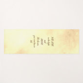 Tapis De Yoga Conception inspirée de citation (Devant (Horizontal))