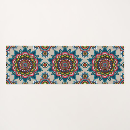 Tapis De Yoga Conception Mandala (Dos (Horizontal))