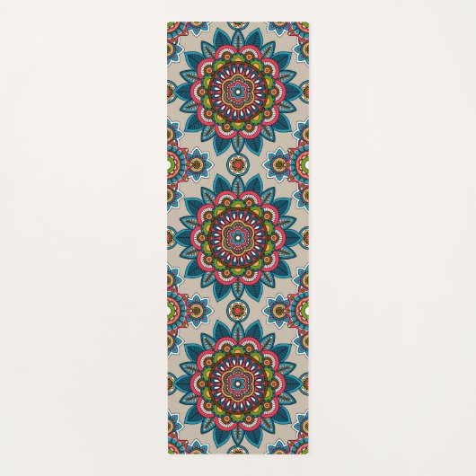 Tapis De Yoga Conception Mandala (Devant)