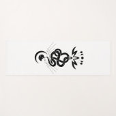 Tapis De Yoga Conception originale pour 2025 Snake, Lion (Devant (Horizontal))