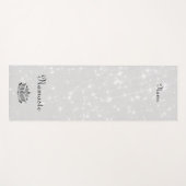 Tapis De Yoga Conception personnalisée de Namaste Lotus (Devant (Horizontal))