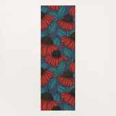 Tapis De Yoga Confleurs rouges (Dos)