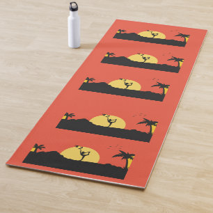 Tapis De Yoga Cool coucher de soleil