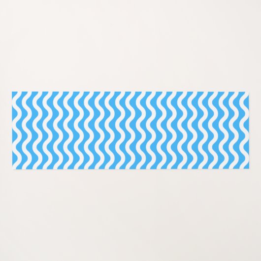 Tapis De Yoga Cool Funny Blue Waves Surf Yoga Mat (Dos (Horizontal))