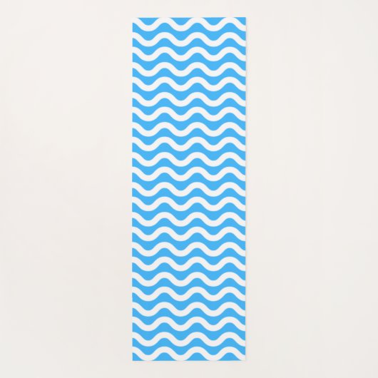 Tapis De Yoga Cool Funny Blue Waves Surf Yoga Mat (Dos)