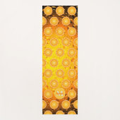 Tapis De Yoga Cool Orange tranches motif gouttes d'eau Monogram (Devant)