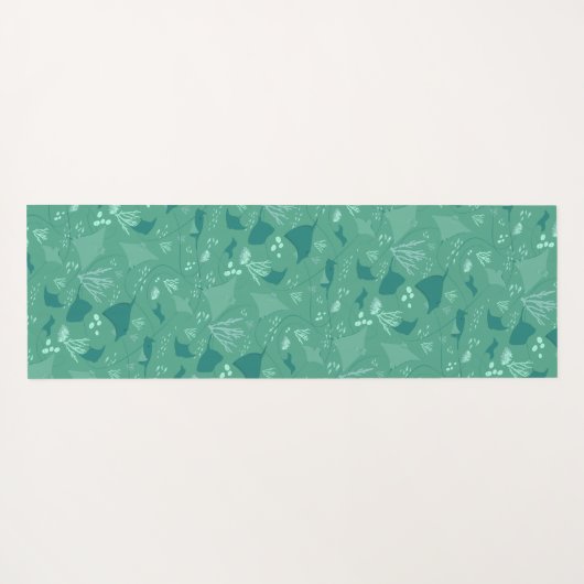 Tapis De Yoga Cool sous-marin Motif bleu océan (Dos (Horizontal))