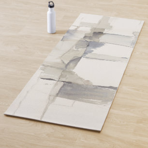 Tapis De Yoga Copie abstraite de gris de l'improvisation I
