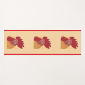 Tapis de yoga Coq (Devant (Horizontal))