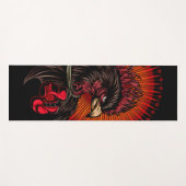 Tapis De Yoga Coq de boîte (Devant (Horizontal))