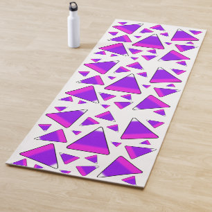 Tapis De Yoga Corn à bonbons rose et pourpre