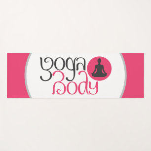 Tapis De Yoga Corps de yoga avec graphique de pose de yoga