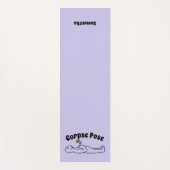 Tapis De Yoga Corpse Pose Purple Yoga Mat (Devant)