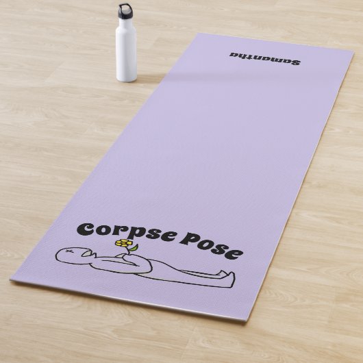Tapis De Yoga Corpse Pose Purple Yoga Mat (En situation)