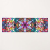 Tapis De Yoga Coruscation Zen Lotus Star Kaleid (Devant (Horizontal))