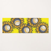 Tapis De Yoga Cosmic Flower (Devant (Horizontal))