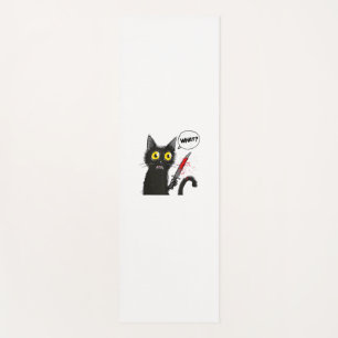 Tapis De Yoga Costume d'Halloween Chat Noir Quel Amoureux des ch