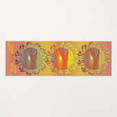 Tapis De Yoga Coucher de soleil 2443 (Devant (Horizontal))