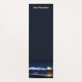 Tapis De Yoga Coucher Du Soleil Sur La Glace (Dos)