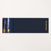 Tapis De Yoga Coucher Du Soleil Sur La Glace (Devant (Horizontal))