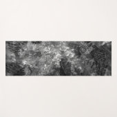 Tapis De Yoga Couches de cristaux gris (Devant (Horizontal))