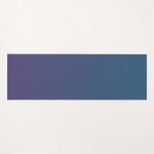 Tapis De Yoga Couleur bleu mer (Devant (Horizontal))