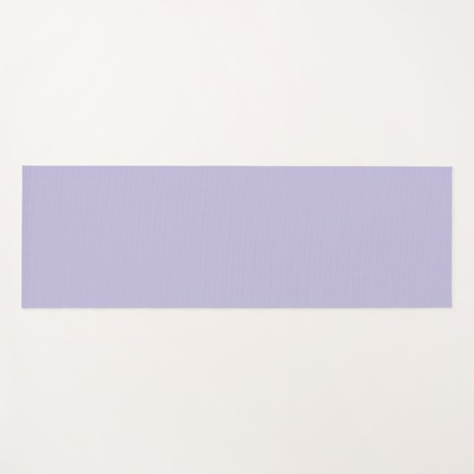 Tapis De Yoga Couleur claire en cuir massif pastel violet (Devant (Horizontal))