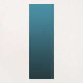Tapis De Yoga Couleur de dégradé turquoise (Dos)